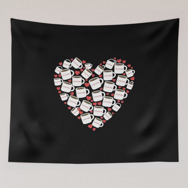 Item preview, heart made of coffee cups designed and sold by jkrphoto.