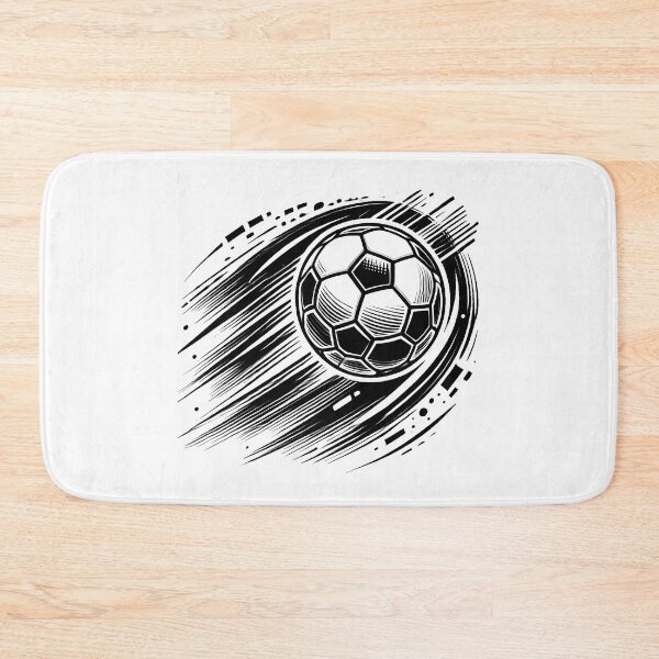 Item preview, Energetic Soccer Ball in Motion with Bold Lines designed and sold by Eiadlight.