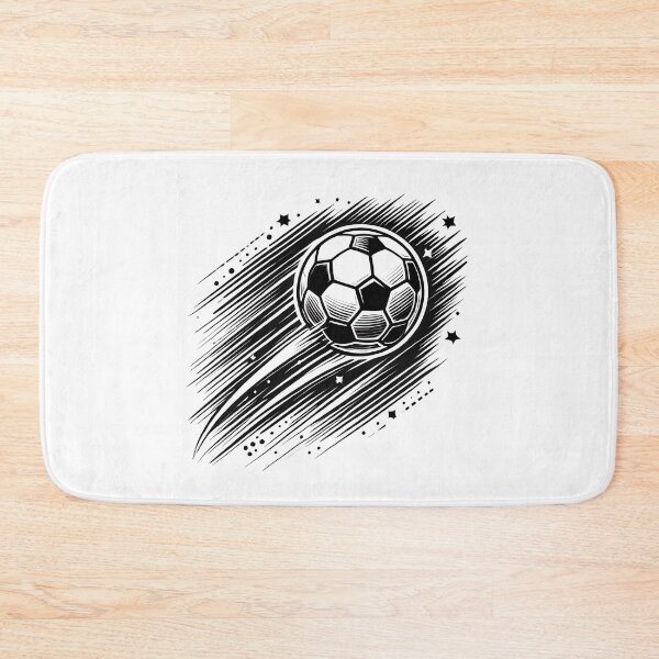 Item preview, Energetic Soccer Ball in Motion with Bold Lines designed and sold by Eiadlight.