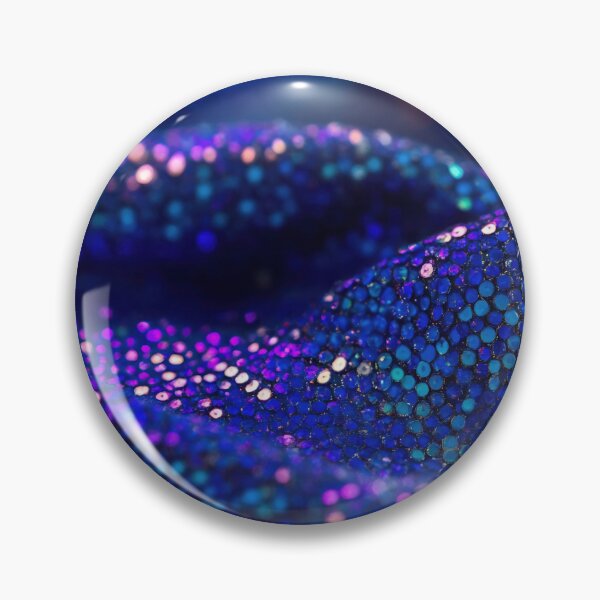 Item preview, Sparkly blue sequin fabric designed and sold by anytka.