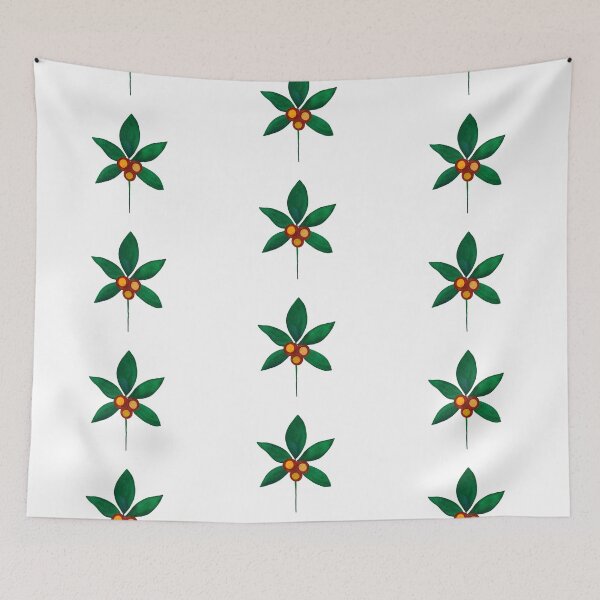 Item preview, Buckeye leaf with nuts designed and sold by KindHeArtArt.