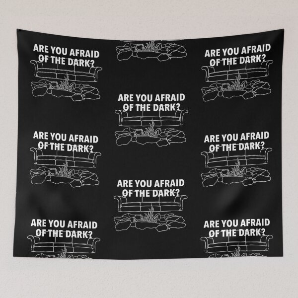 Item preview, Are You Afraid Of The Dark? - Black Background  designed and sold by The Abysmall.