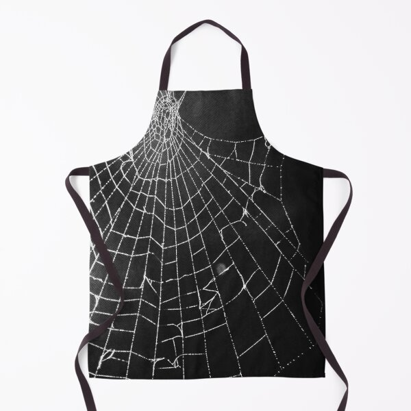 Item preview, spider web black white art gothic punk Halloween designed and sold by Luzi Illustrella.