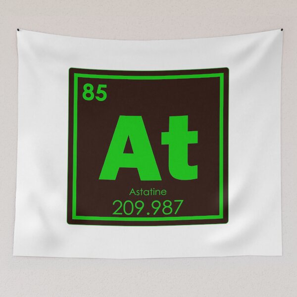 Item preview, Astatine chemical element designed and sold by tony4urban.