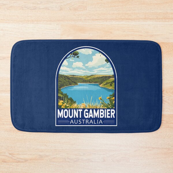 Item preview, Mount Gambier Australia Travel Art Emblem designed and sold by KrisSidDesigns.