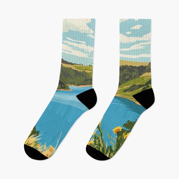 Item preview, Mount Gambier Australia Travel Art Vintage designed and sold by KrisSidDesigns.
