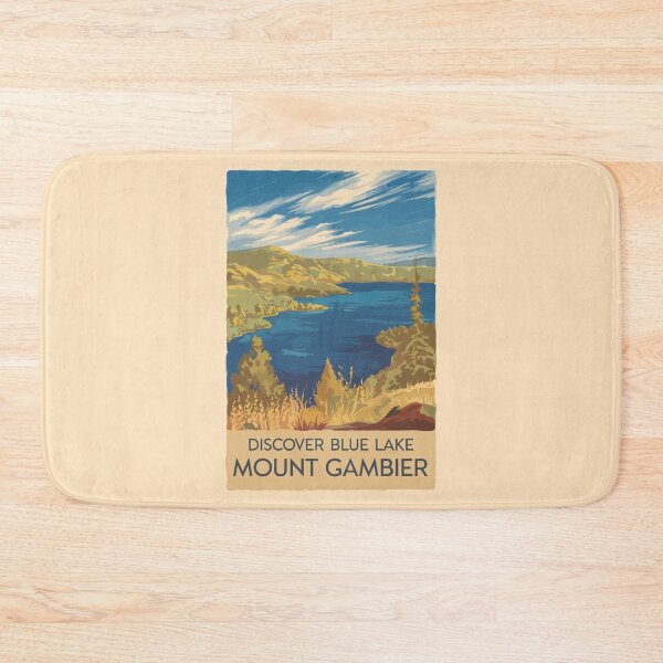 Item preview, Mount Gambier Australia Illustration Travel Art Vintage designed and sold by KrisSidDesigns.