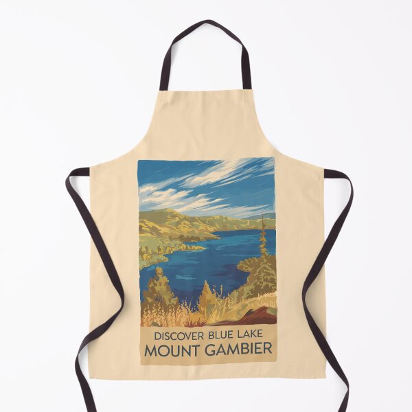 Item preview, Mount Gambier Australia Illustration Travel Art Vintage designed and sold by KrisSidDesigns.