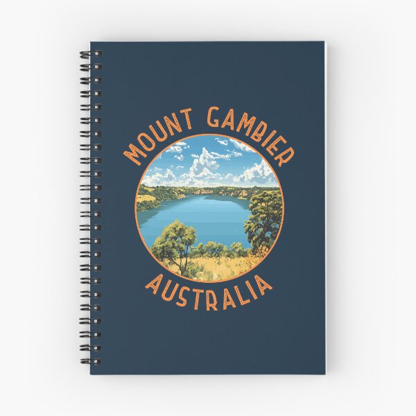 Item preview, Mount Gambier Australia Retro Distressed Circle designed and sold by KrisSidDesigns.