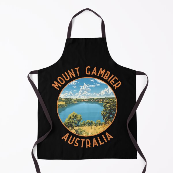 Item preview, Mount Gambier Australia Retro Distressed Circle designed and sold by KrisSidDesigns.