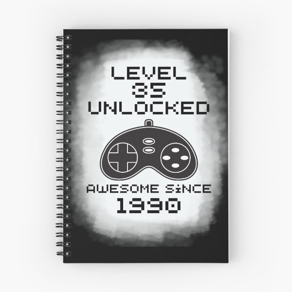 Item preview, Level 35 Unlocked Awesome Since 1990 Funny Gaming Lovers designed and sold by Nicet-shirt1.