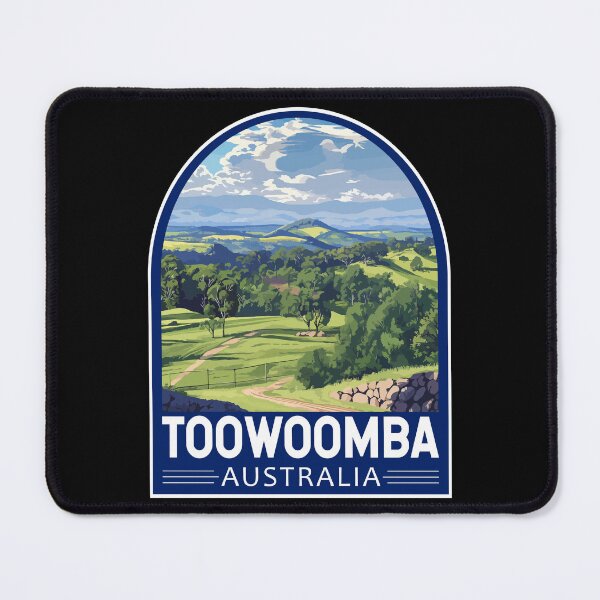 Item preview, Toowoomba Australia Travel Art Emblem designed and sold by KrisSidDesigns.