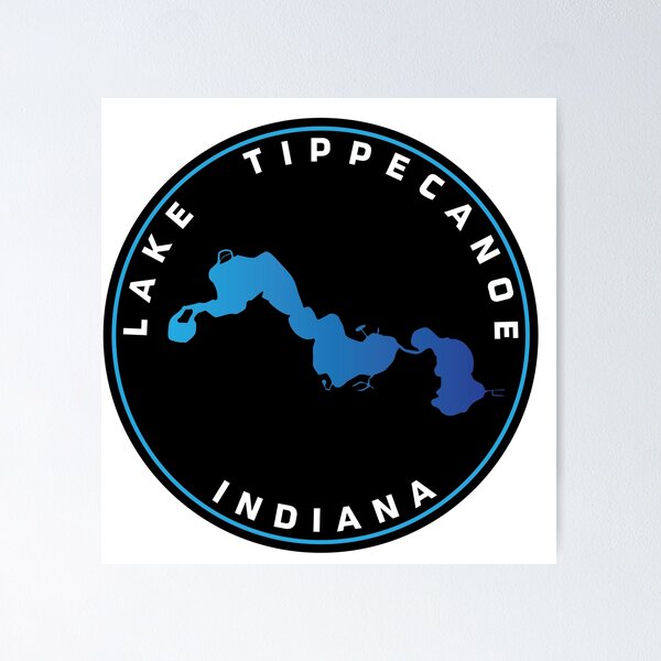 Item preview, Lake Tippecanoe Indiana designed and sold by SwiftSlothMedia.