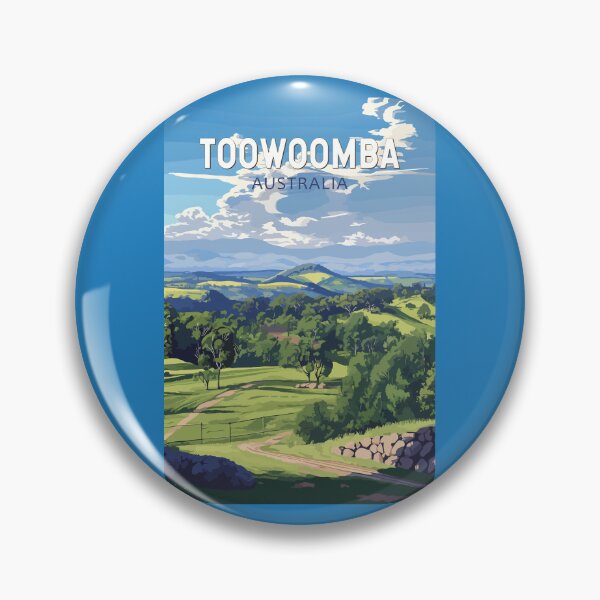 Artikelvorschau, Toowoomba Australien Reisekunst Vintage entworfen und verkauft von KrisSidDesigns.