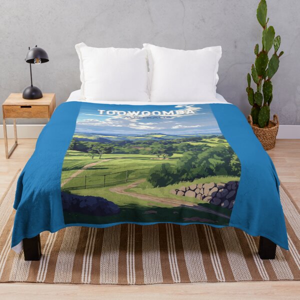 Item preview, Toowoomba Australia Travel Art Vintage designed and sold by KrisSidDesigns.