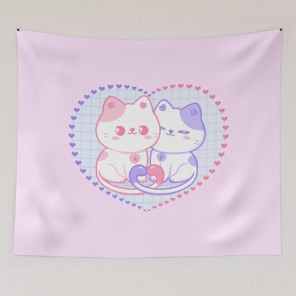 Item preview, Cute Cat Couple  designed and sold by Minidooods.