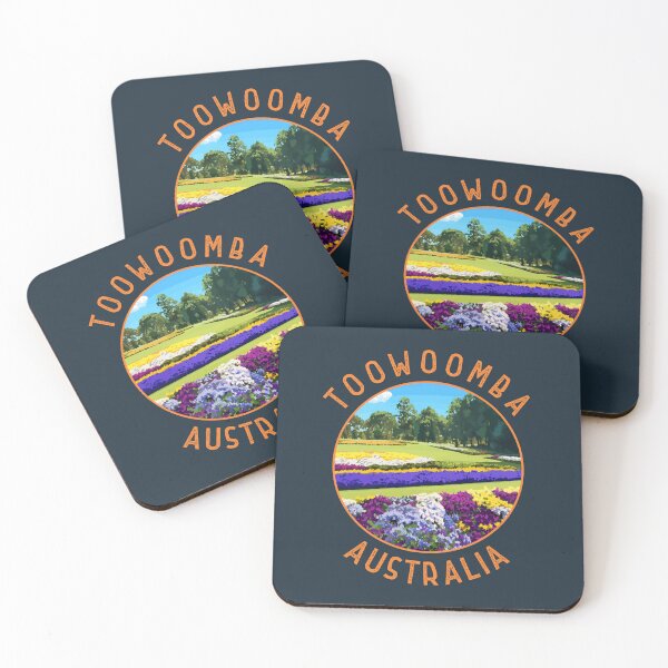Item preview, Toowoomba Australia Retro Distressed Circle designed and sold by KrisSidDesigns.