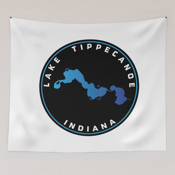 Item preview, Lake Tippecanoe Indiana designed and sold by SwiftSlothMedia.