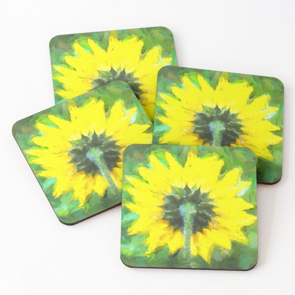 Item preview, Happy Sunflowers Helianthus Abstract X214 designed and sold by RichFrancoCars.