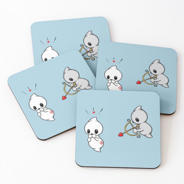 Item preview, cute Valentines Ghost fall in love designed and sold by Pezi-Creation.
