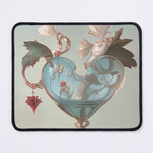 Item preview, Valentines Day Murano Heart Shaped Frame designed and sold by yinyuecreation.