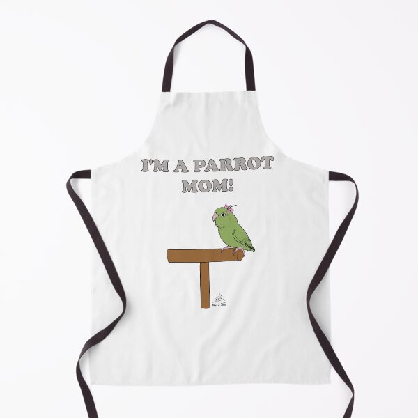 Item preview, I'm a Parrot Mom! With a Female Green Parrotlet designed and sold by Laughing Parrot Studio.