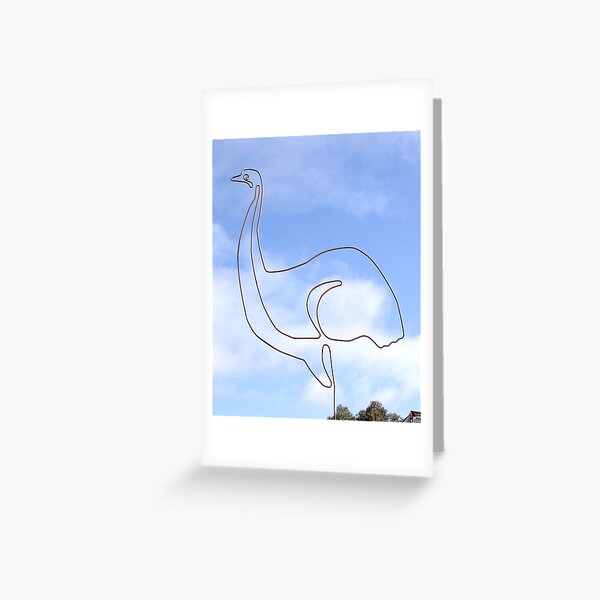 Emu Greeting Card