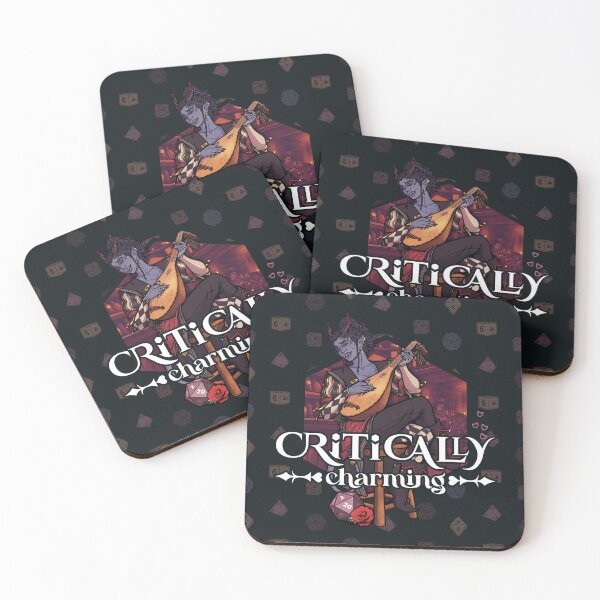 Item preview, Critically Charming DND Tiefling Bard designed and sold by Sayyer-art.