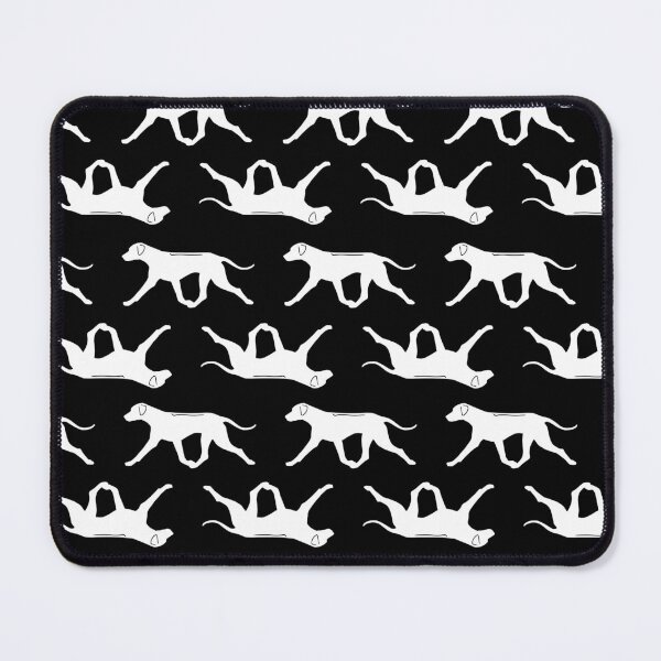 Item preview, Rhodesian Ridgeback Silhouette Pattern in White and Black designed and sold by Spinyflowerart.