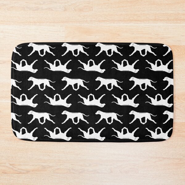 Item preview, Rhodesian Ridgeback Silhouette Pattern in White and Black designed and sold by Spinyflowerart.