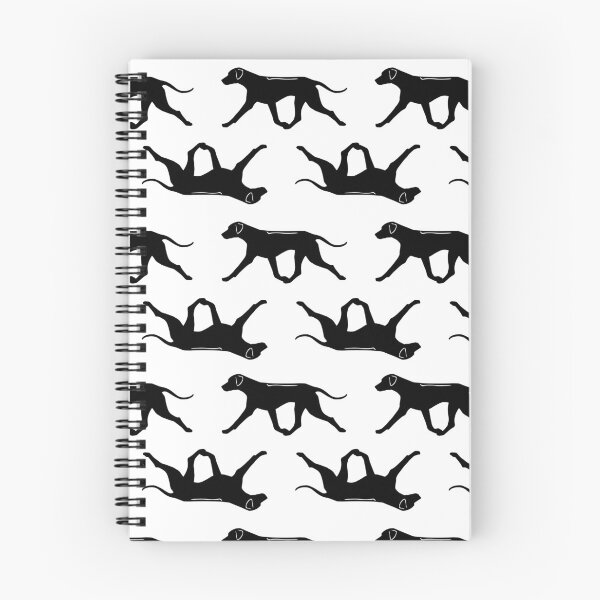 Item preview, Rhodesian Ridgeback Silhouette Pattern in Black and White designed and sold by Spinyflowerart.