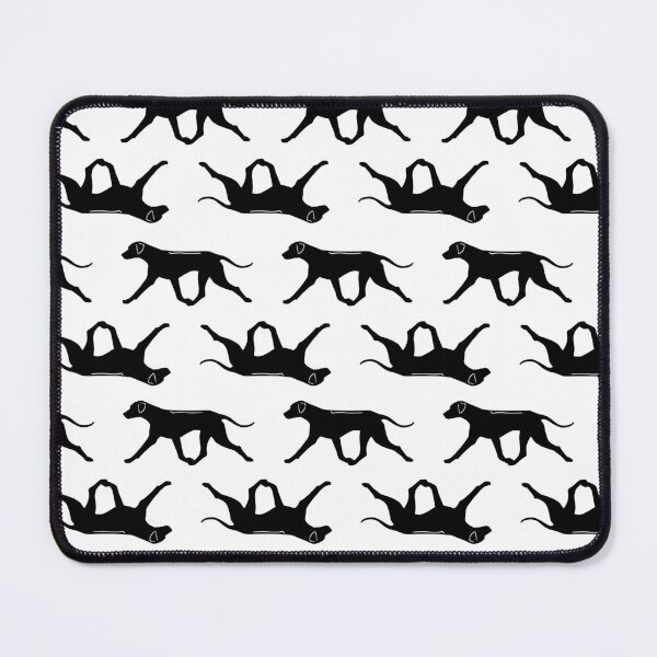 Item preview, Rhodesian Ridgeback Silhouette Pattern in Black and White designed and sold by Spinyflowerart.