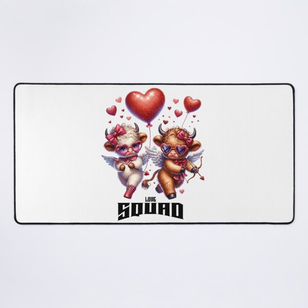 Item preview, Cupid's Highland Cows Love Squad designed and sold by EbyArts.