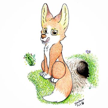 Artwork thumbnail, Interesting fox by Yordraw