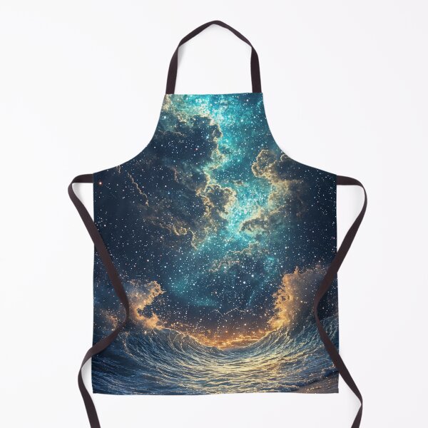 Item preview, Celestial Shores: Where the Cosmos Meets the Sea designed and sold by oanaunciuleanu.