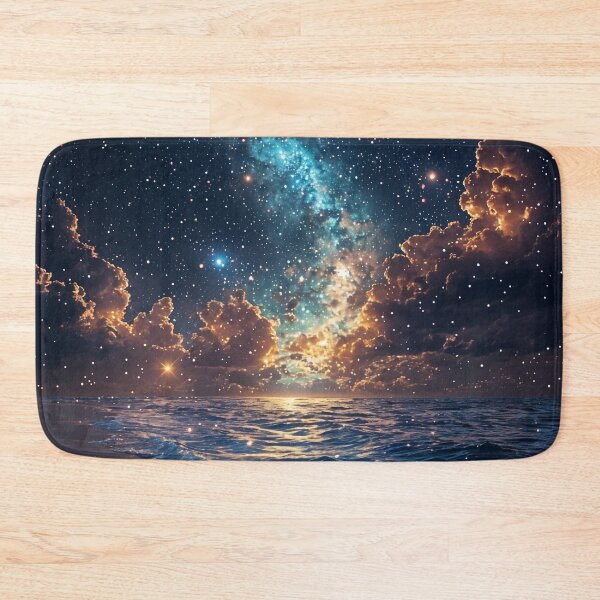 Item preview, Celestial Shores: Where the Cosmos Meets the Sea designed and sold by oanaunciuleanu.