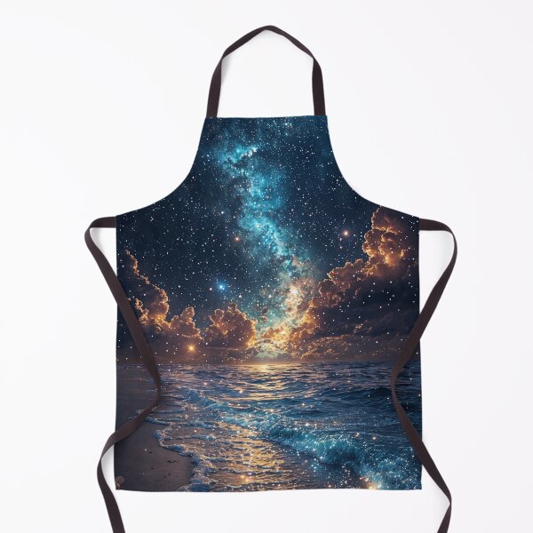 Item preview, Celestial Shores: Where the Cosmos Meets the Sea designed and sold by oanaunciuleanu.