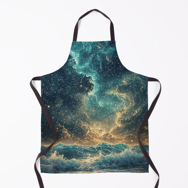Item preview, Celestial Shores: Where the Cosmos Meets the Sea designed and sold by oanaunciuleanu.