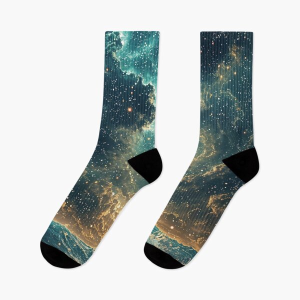 Item preview, Celestial Shores: Where the Cosmos Meets the Sea designed and sold by oanaunciuleanu.