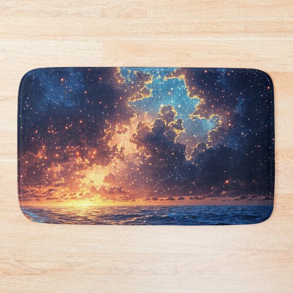 Item preview, Celestial Shores: Where the Cosmos Meets the Sea designed and sold by oanaunciuleanu.