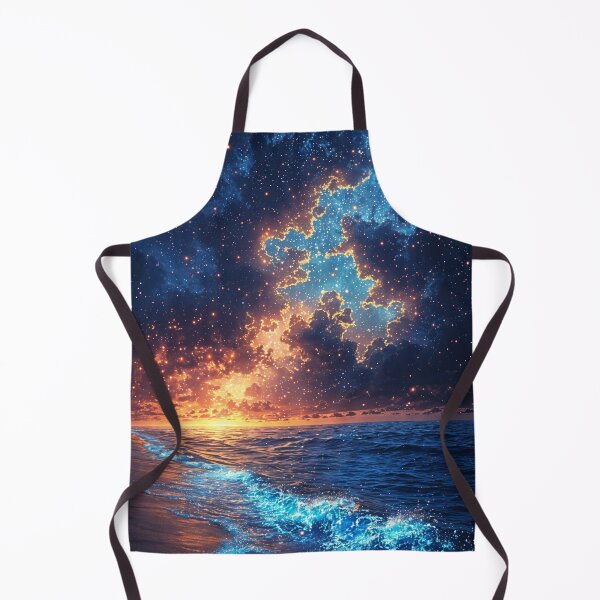 Item preview, Celestial Shores: Where the Cosmos Meets the Sea designed and sold by oanaunciuleanu.