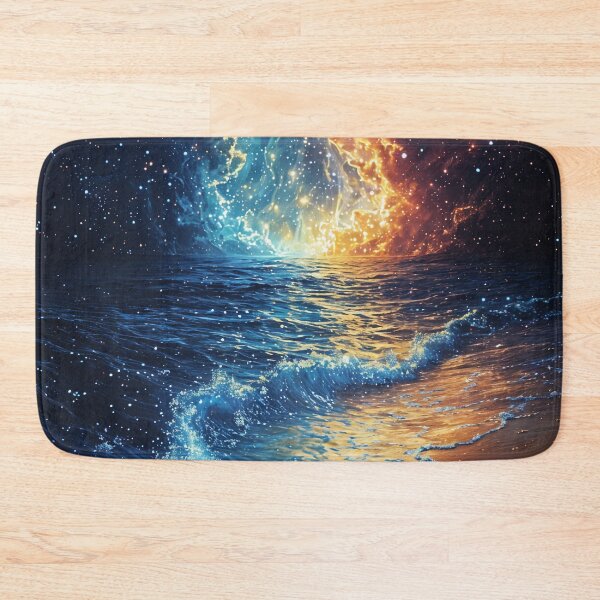 Item preview, Celestial Shores: Where the Cosmos Meets the Sea designed and sold by oanaunciuleanu.