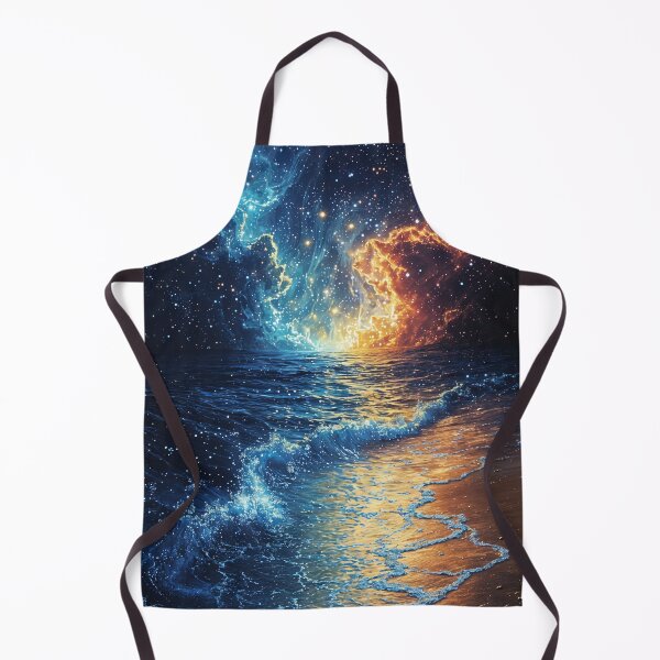 Item preview, Celestial Shores: Where the Cosmos Meets the Sea designed and sold by oanaunciuleanu.