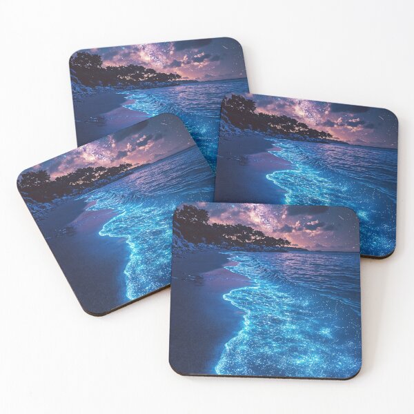 Item preview, Celestial Shores: Where the Cosmos Meets the Sea designed and sold by oanaunciuleanu.