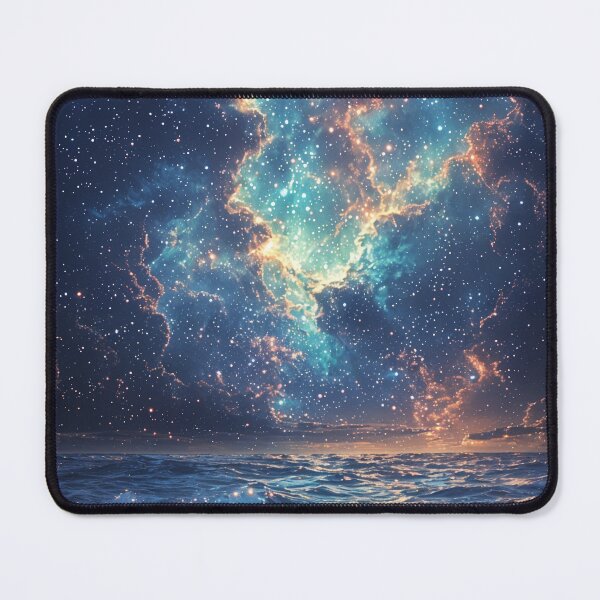 Item preview, Celestial Shores: Where the Cosmos Meets the Sea designed and sold by oanaunciuleanu.