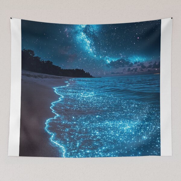 Item preview, Celestial Shores: Where the Cosmos Meets the Sea designed and sold by oanaunciuleanu.