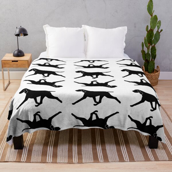 Item preview, Bracco Italiano Silhouettes Pattern in Black and White designed and sold by Spinyflowerart.