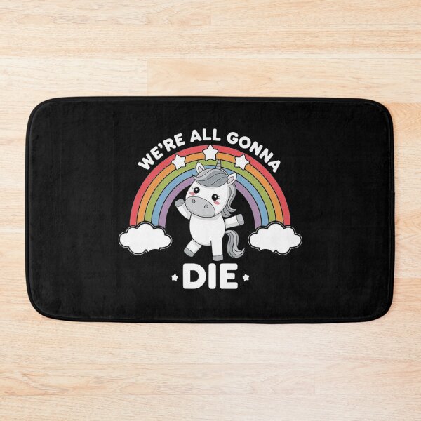 Item preview, Dark Humor Unicorn - Rainbow and Funny Quote Design designed and sold by love3617.