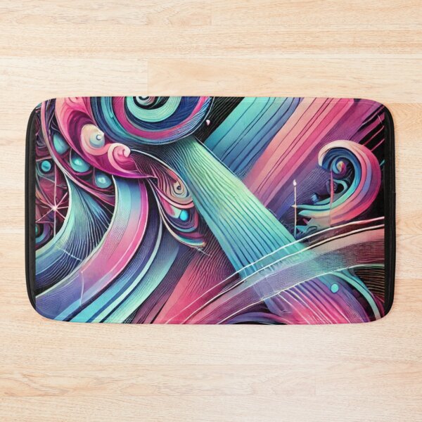 Item preview, Vibrant Swirl Geometry T-Shirt Design designed and sold by Wiredart.