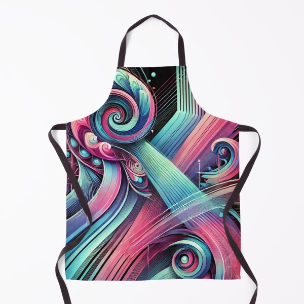Item preview, Vibrant Swirl Geometry T-Shirt Design designed and sold by Wiredart.